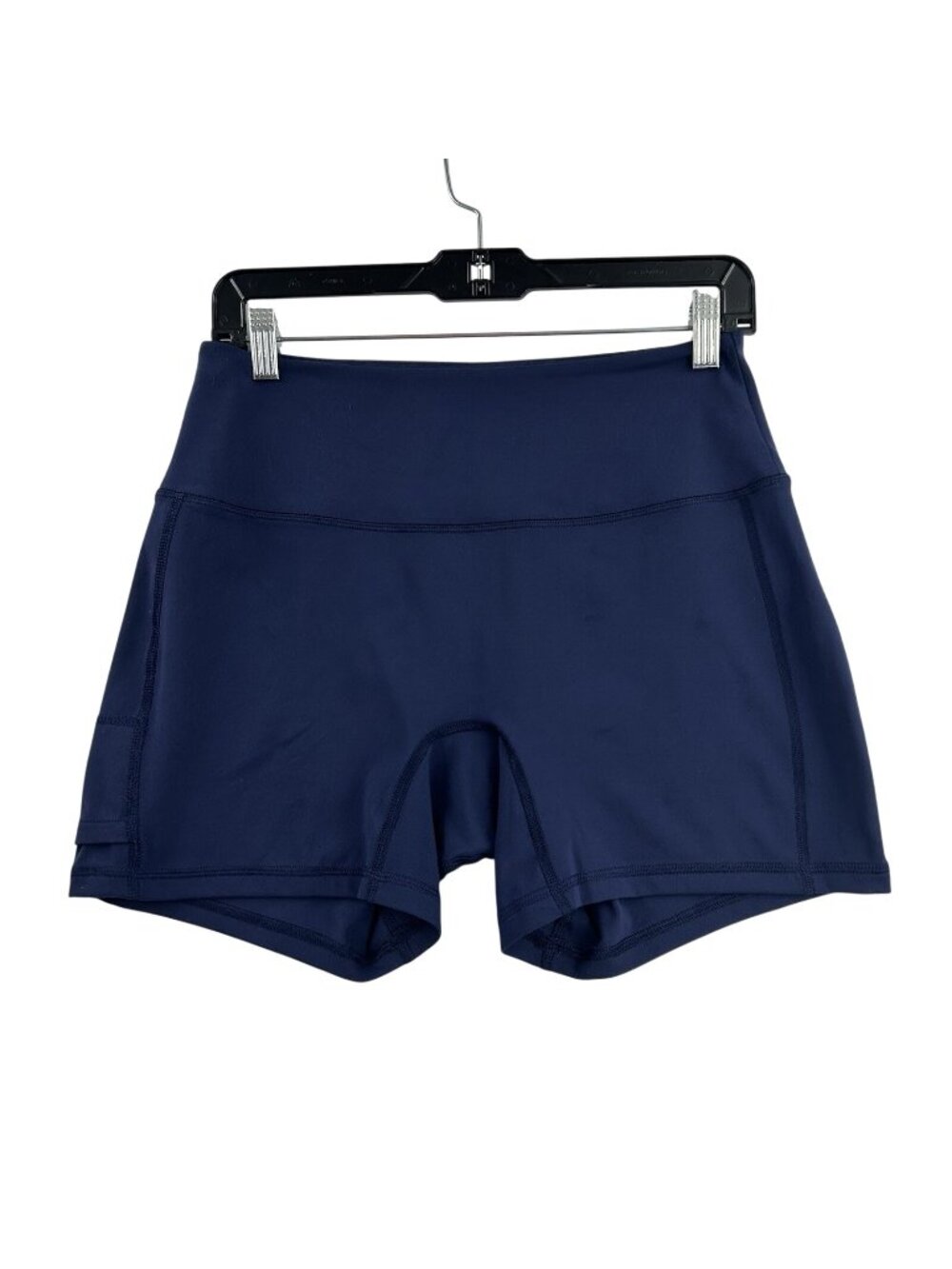 Peter Millar Shorts Women’s Size M Navy Blue Compression Side Pockets Golf Bike